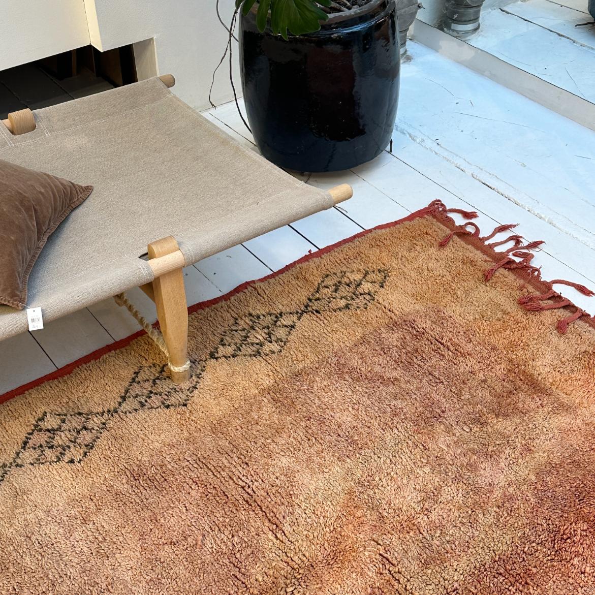 Vintage Marokkansk Gulvtæppe - 