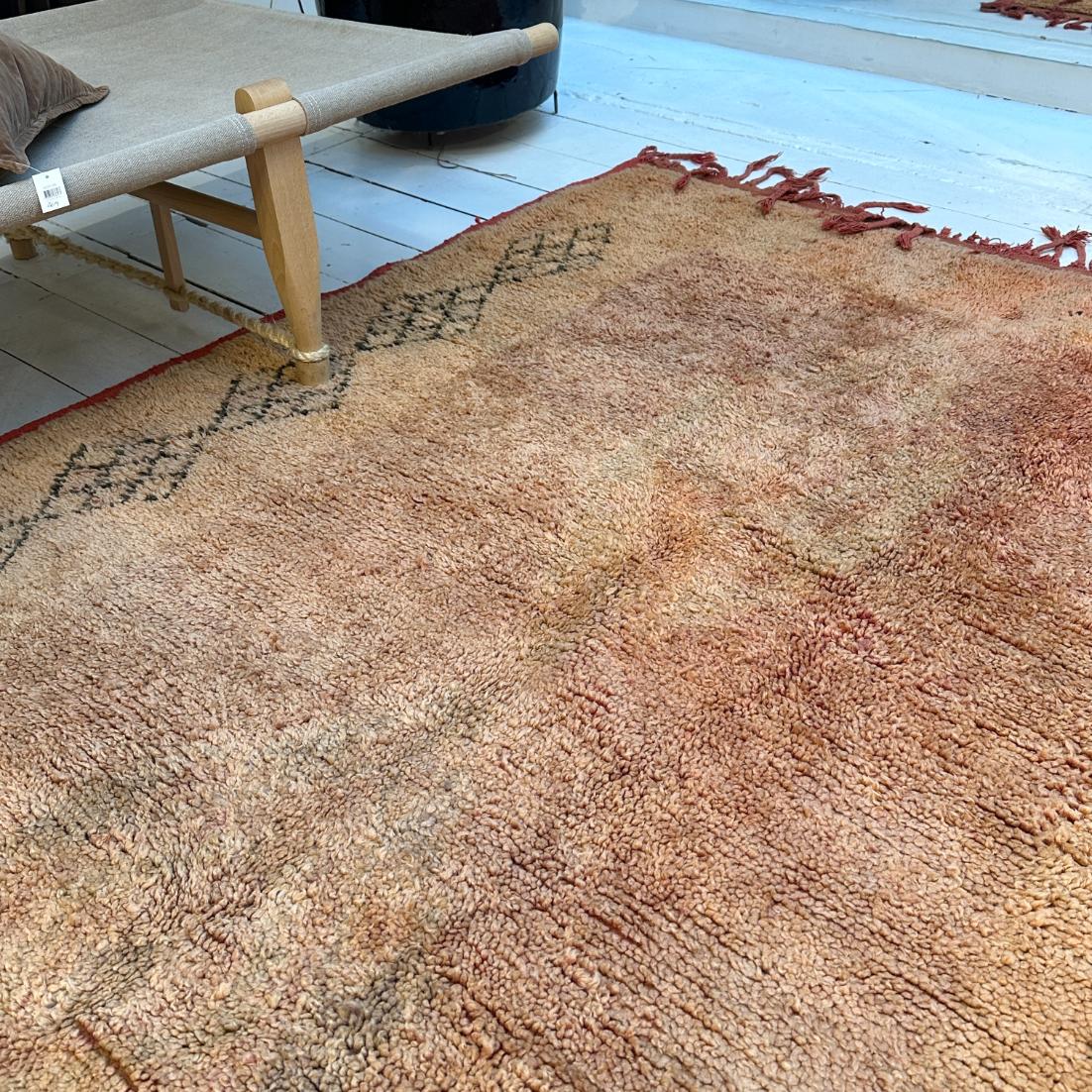 Vintage Marokkansk Gulvtæppe - 