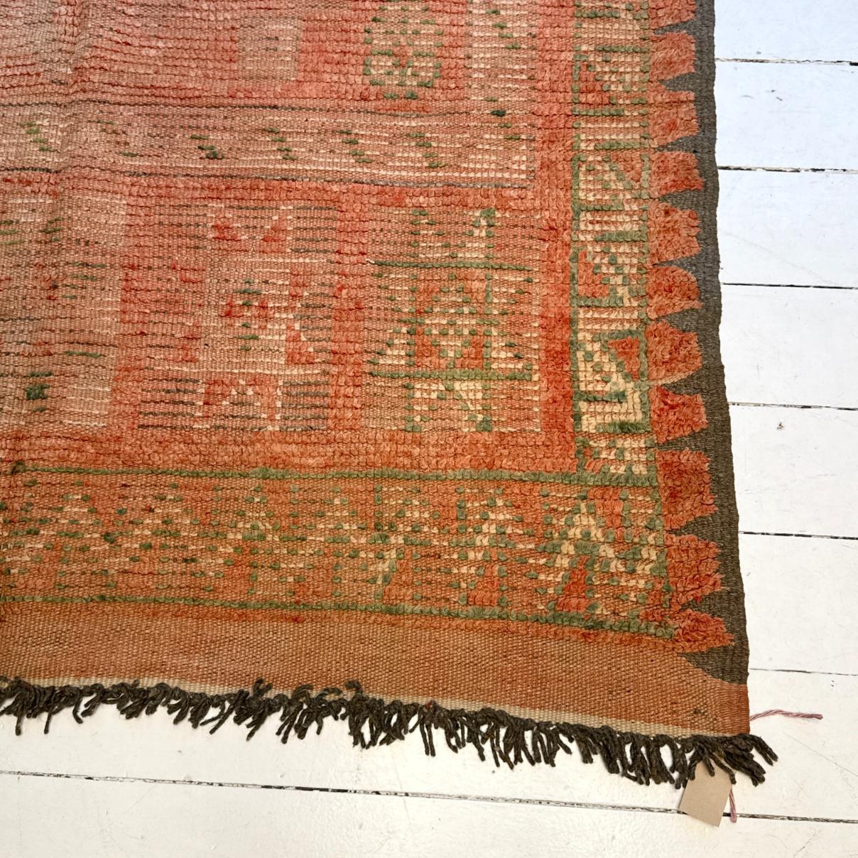 Vintage Marokkansk Gulvtæppe - 