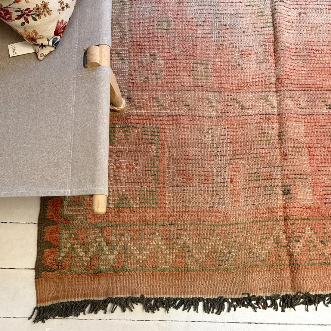 Vintage Marokkansk Gulvtæppe - 