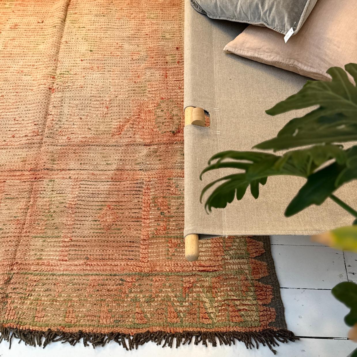 Vintage Marokkansk Gulvtæppe - 