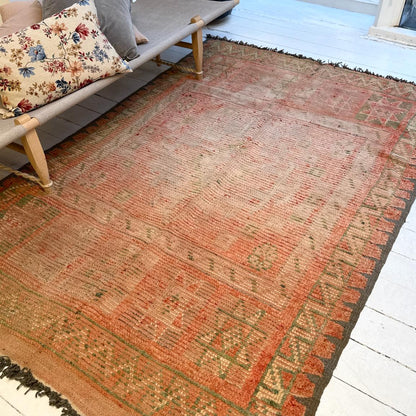 Vintage Marokkansk Gulvtæppe - 