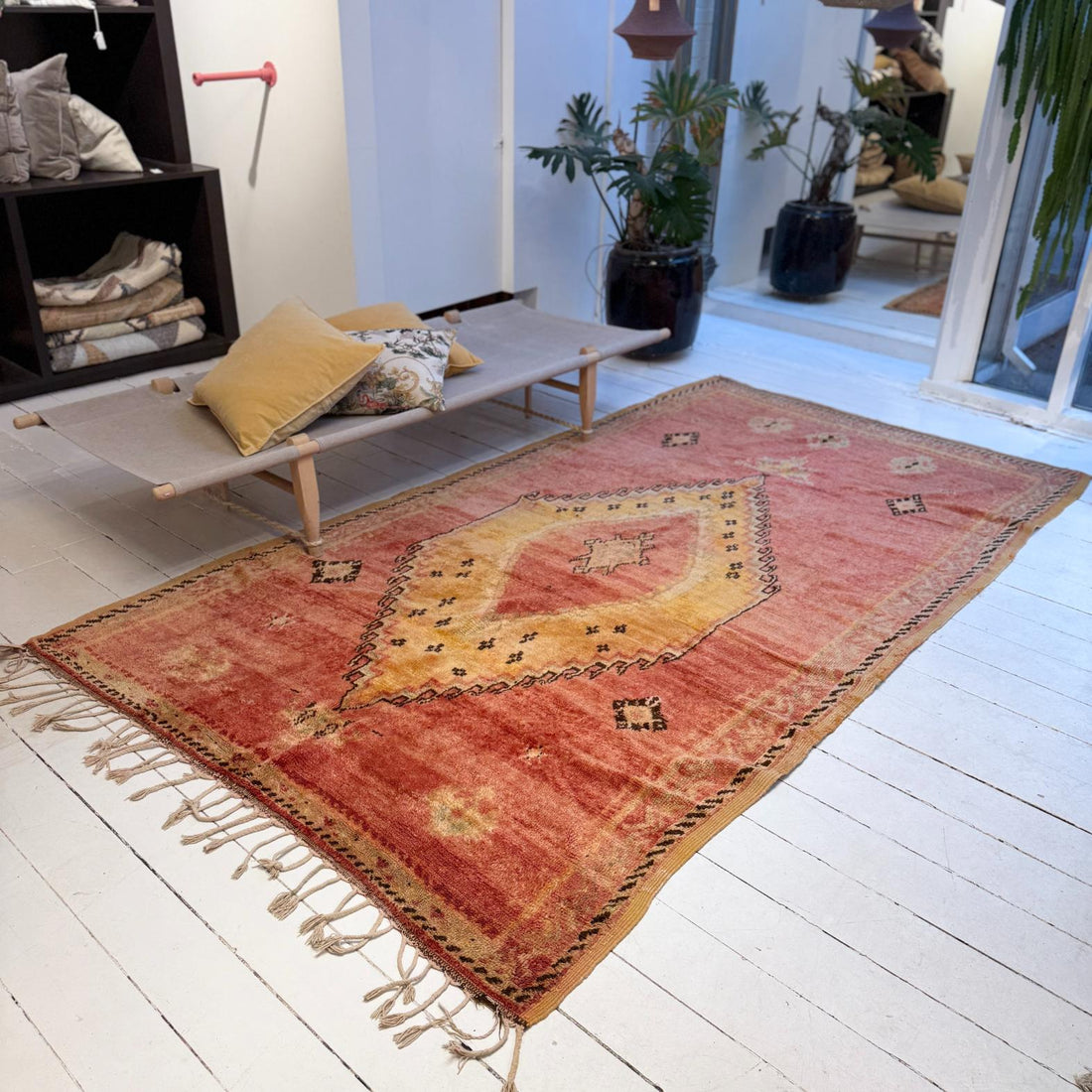 Vintage Marokkansk Gulvtæppe - 