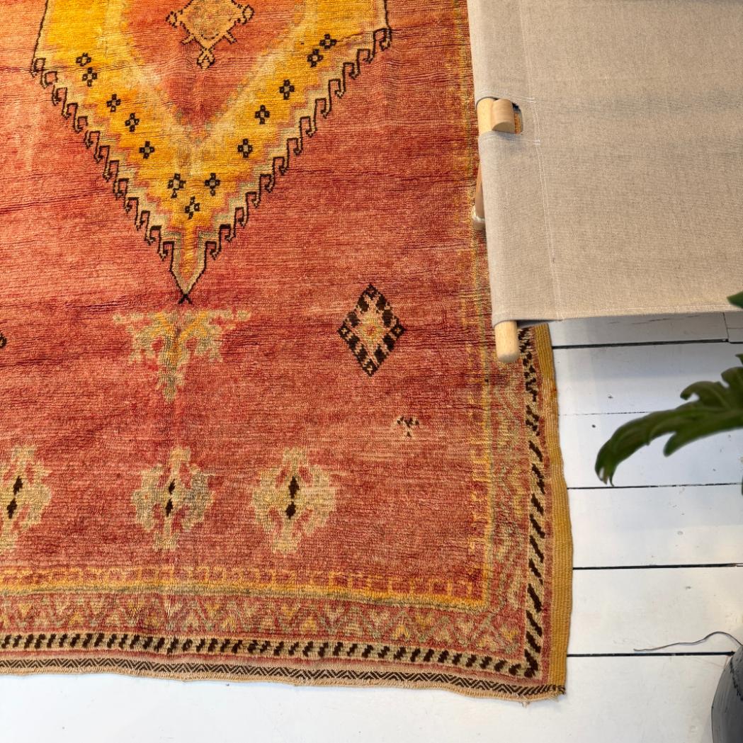 Vintage Marokkansk Gulvtæppe - 