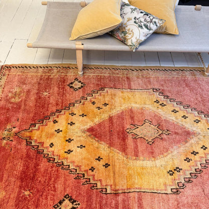 Vintage Marokkansk Gulvtæppe - 