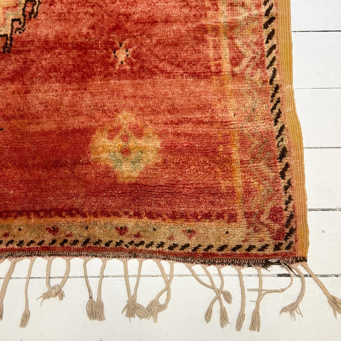 Vintage Marokkansk Gulvtæppe - 