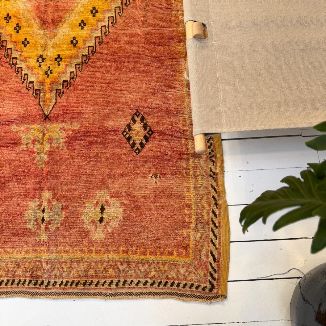 Vintage Marokkansk Gulvtæppe - 