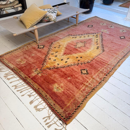 Vintage Marokkansk Gulvtæppe - 