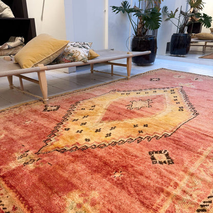 Vintage Marokkansk Gulvtæppe - 