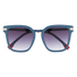 MonkeyGlasses By Sarah Grünewald attitude solbrillen er en stor cateye/firkantet brille i blå farver