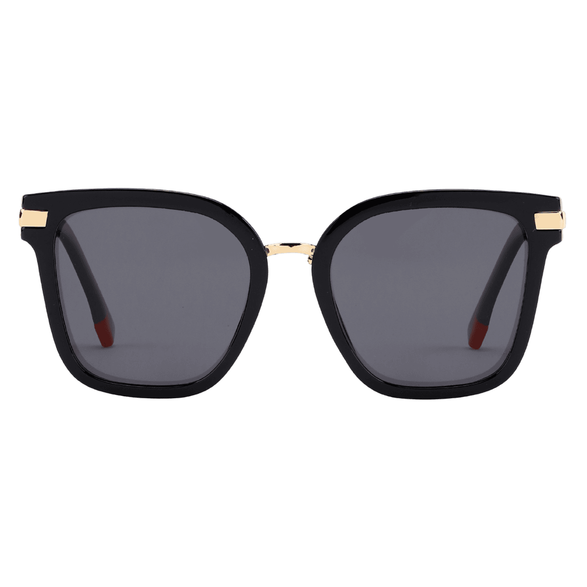 MonkeyGlasses By Sarah Grünewald attitude solbrillen er en stor cateye/firkantet brille i sorte farver