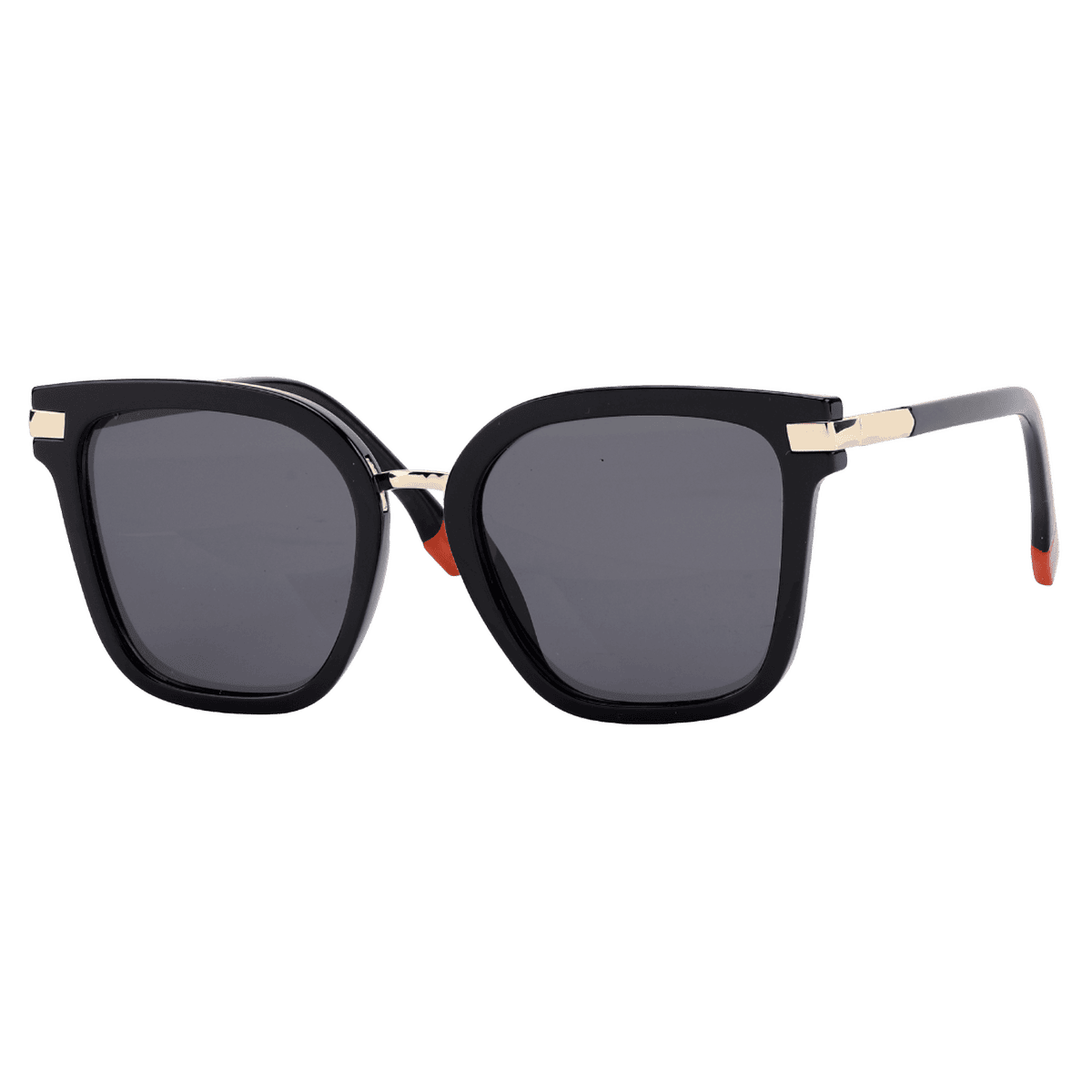 MonkeyGlasses By Sarah Grünewald attitude solbrillen er en stor cateye/firkantet brille i sorte farver