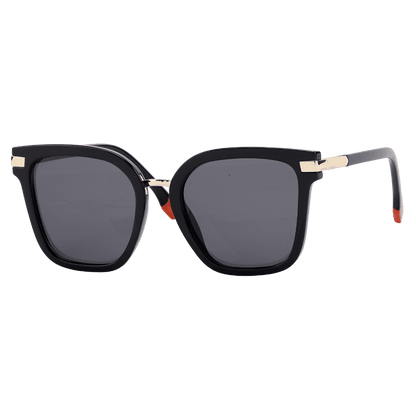 MonkeyGlasses By Sarah Grünewald attitude solbrillen er en stor cateye/firkantet brille i sorte farver