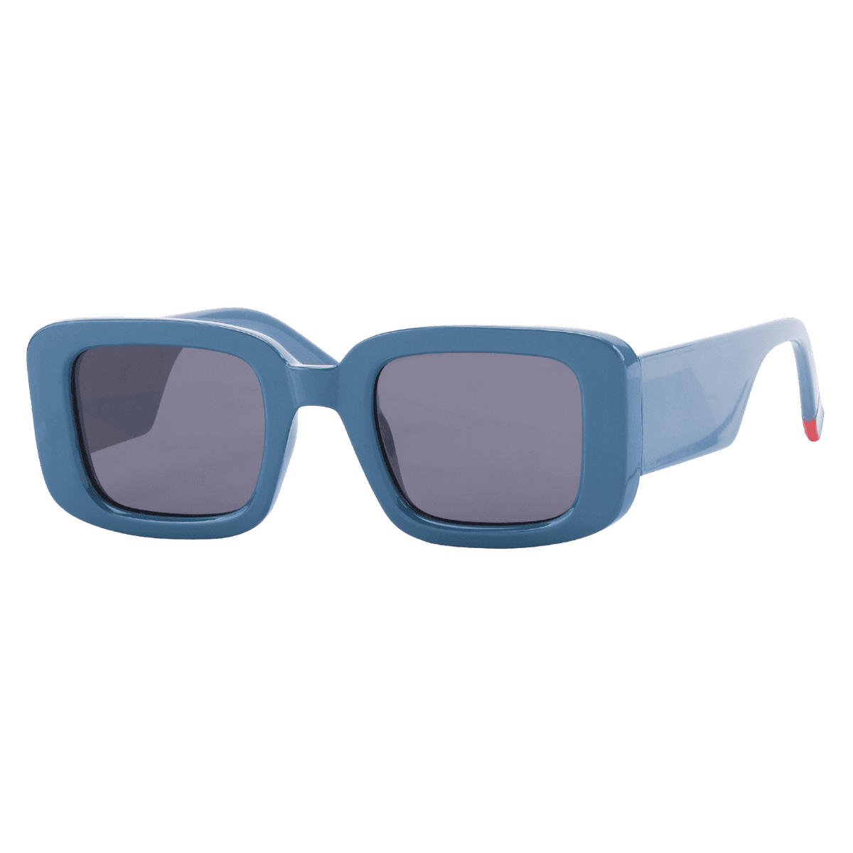 MonkeyGlasses By Sarah Grünewald plie solbrillen er en klassisk aflang brille med lyseblå farver