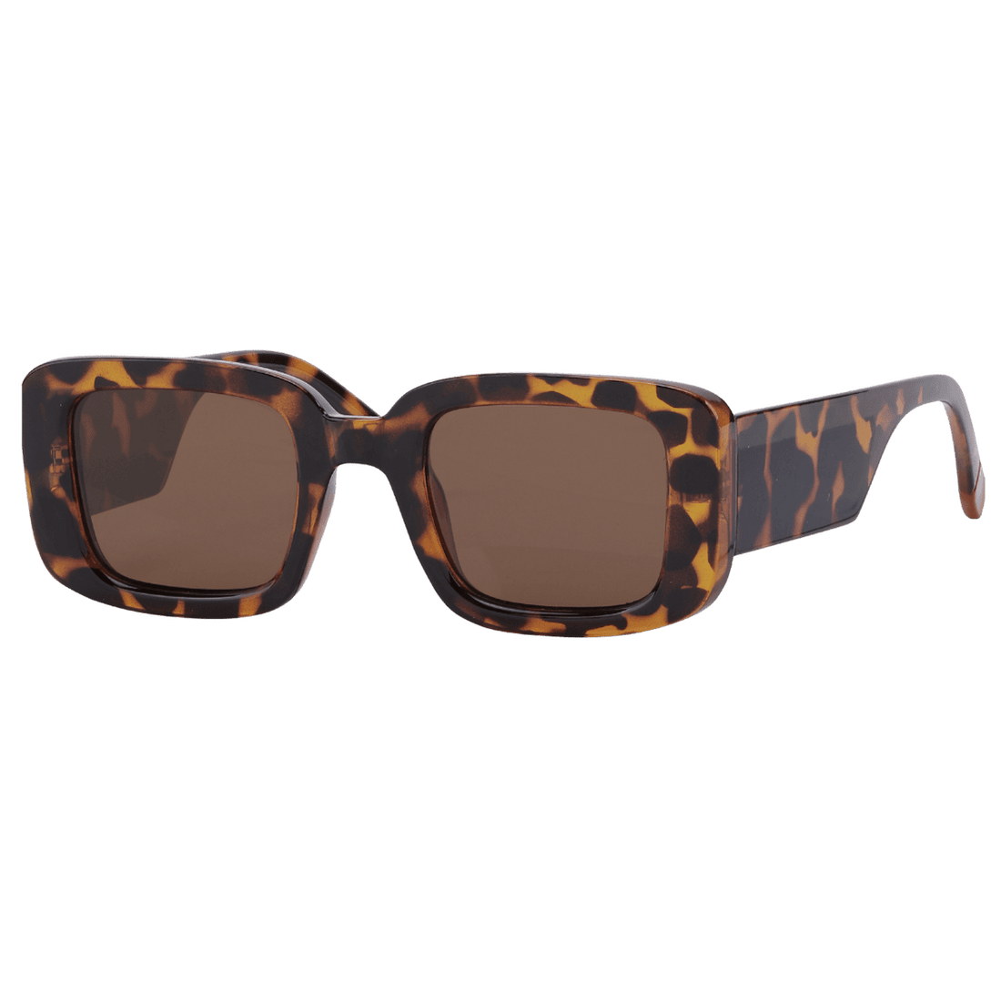 MonkeyGlasses By Sarah Grünewald plie solbrillen er en klassisk aflang brille med brune farver