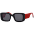 MonkeyGlasses By Sarah Grünewald plie solbrillen er en klassisk aflang brille med sorte/røde farver