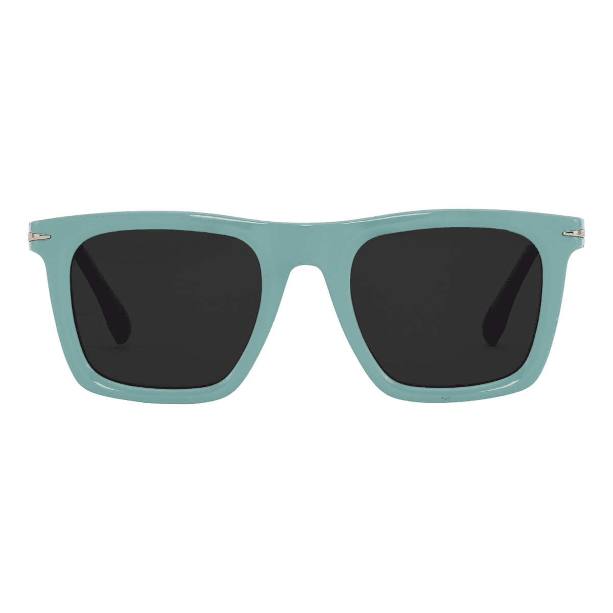 MonkeyGlasses By Sarah Grünewald releve solbrillen er en klassisk firkantet brille med blå farver