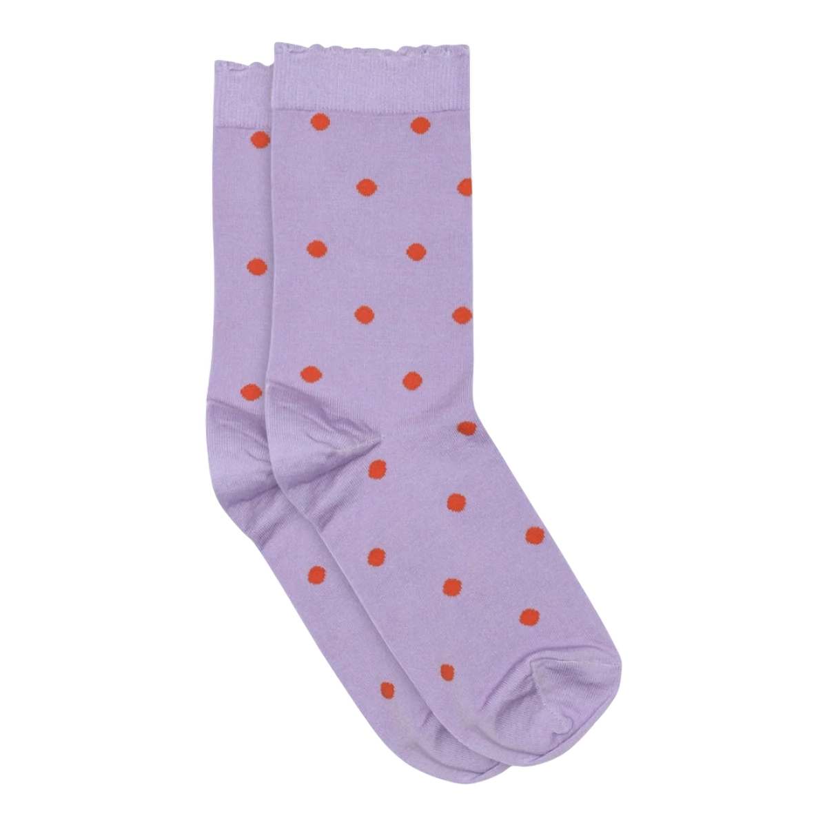 Lilla strømper fra mpdenmark i bomuld med røde prikker