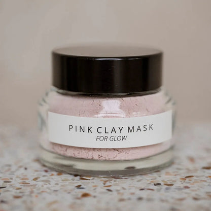 Nadilakai Pink Clay Mask i 35 g glaskrukke