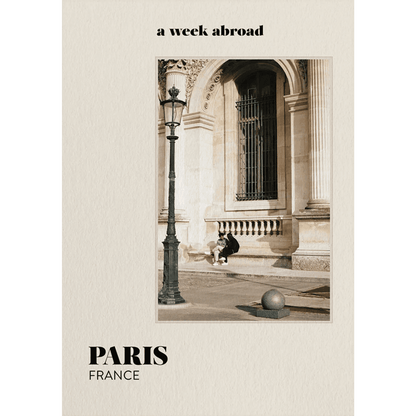 Rejsebog a week abroad paris, Frankrig 