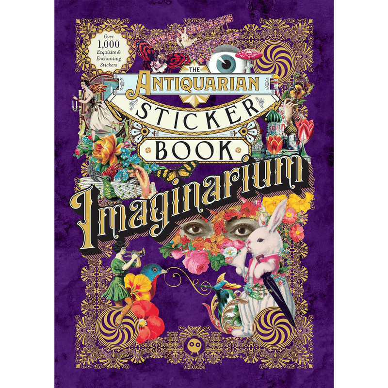 Antiquarian sticker book er fyldt med en masse spændende og flotte klistermærker