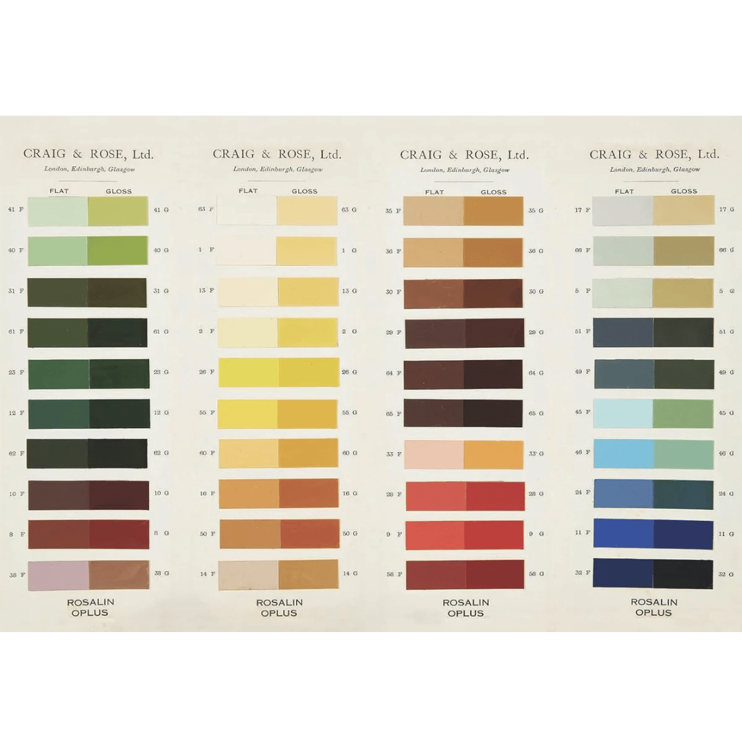 Vintage Colour Palettes