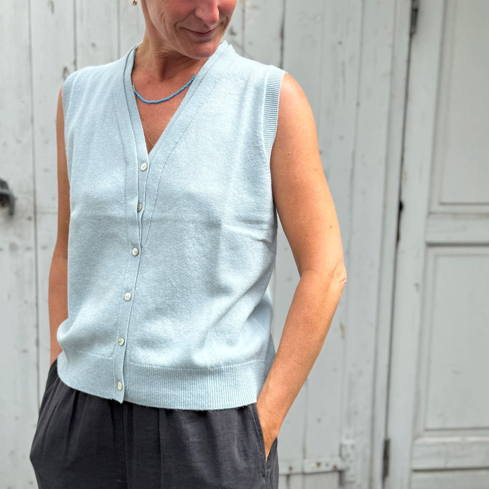 Vest - Lys Blå