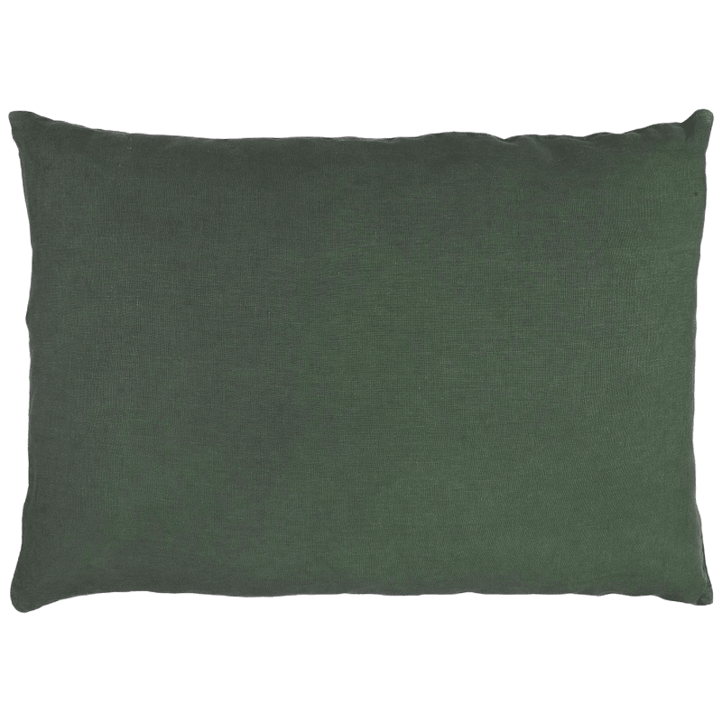 Hør Pude - Myrtle Green (90)