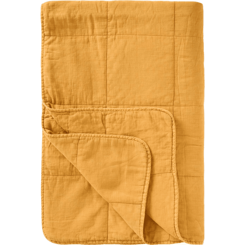 Quilt Tæppe - Bomuld - Harvest Yellow (91)