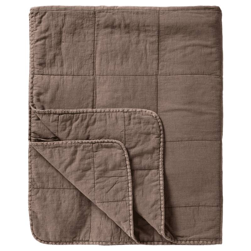 Quilt Sengetæppe Bomuld - Soil (45)