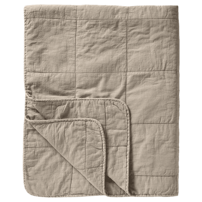 Quilt Sengetæppe - Bomuld (240x240 cm) - Linen (76)