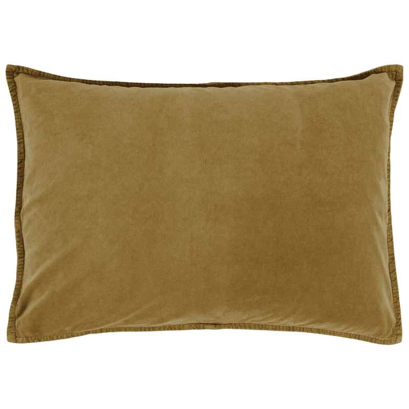 Velour Pude - Mustard (03)