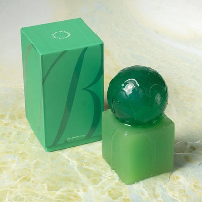 Skulpturel sæbe til badeværelset med aloe vera, agurk og citrus