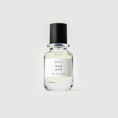 Ophir parfumen fra NKDAPE er med duftnoter af: Eukalyptus, citron, safran, Earl Grey te, lavendel, rav, varme trænoter