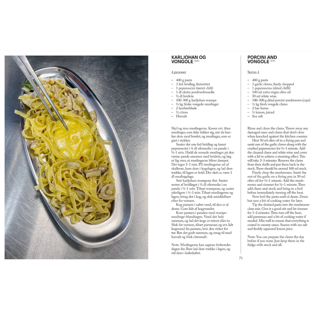 Easy Pasta bog fra New Mags lavet af Osteria 16