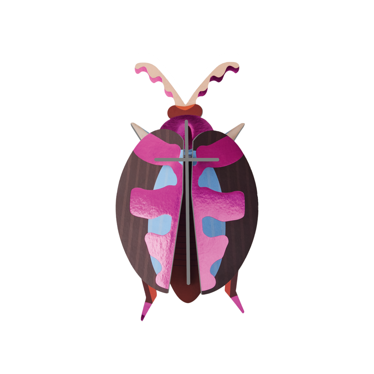 Vægdekoration - Lumen Pink Beetle