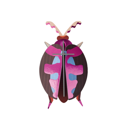 Vægdekoration - Lumen Pink Beetle