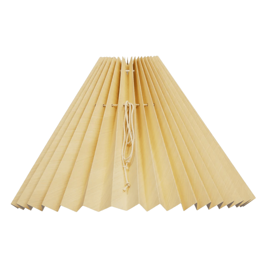 Lampeskærm i sandfarvet