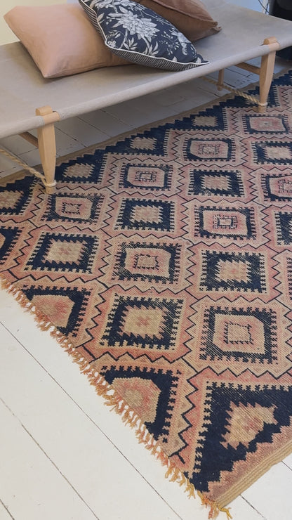 Vintage Marokkansk Gulvtæppe - 