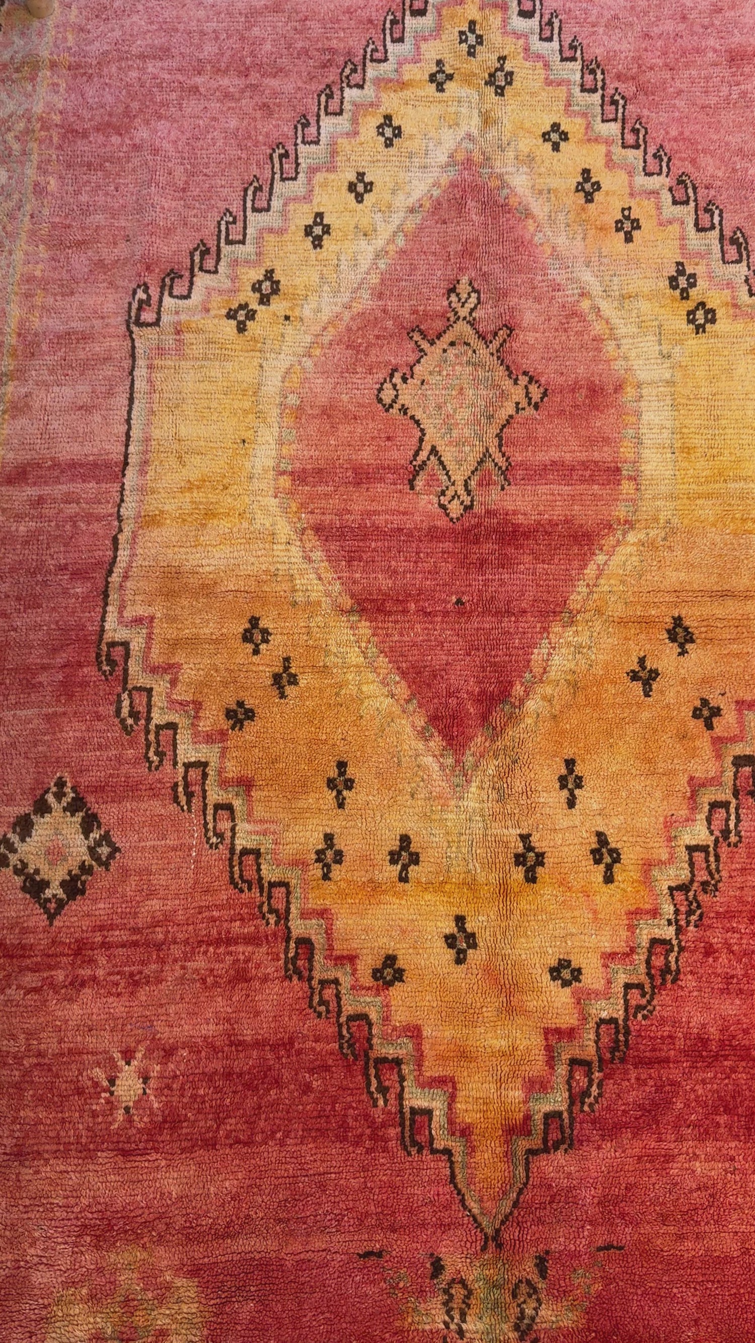 Vintage Marokkansk Gulvtæppe - 