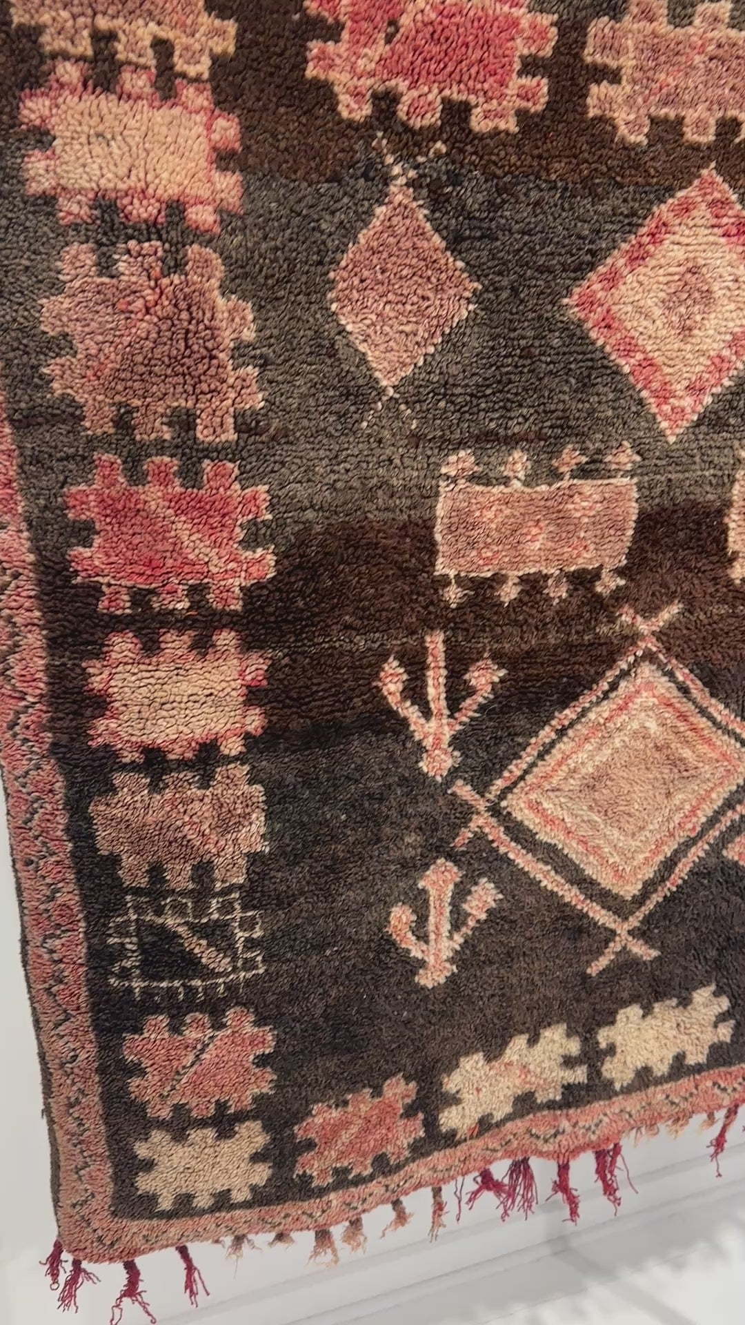 Vintage Marokkansk Gulvtæppe - 