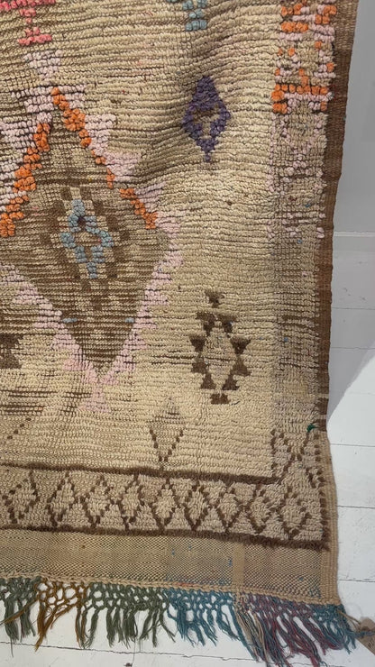 Vintage Marokkansk Gulvtæppe - 