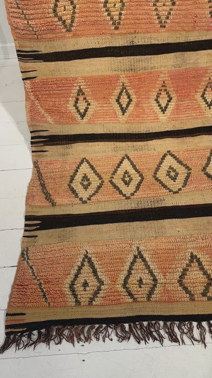 Vintage Marokkansk Gulvtæppe - 