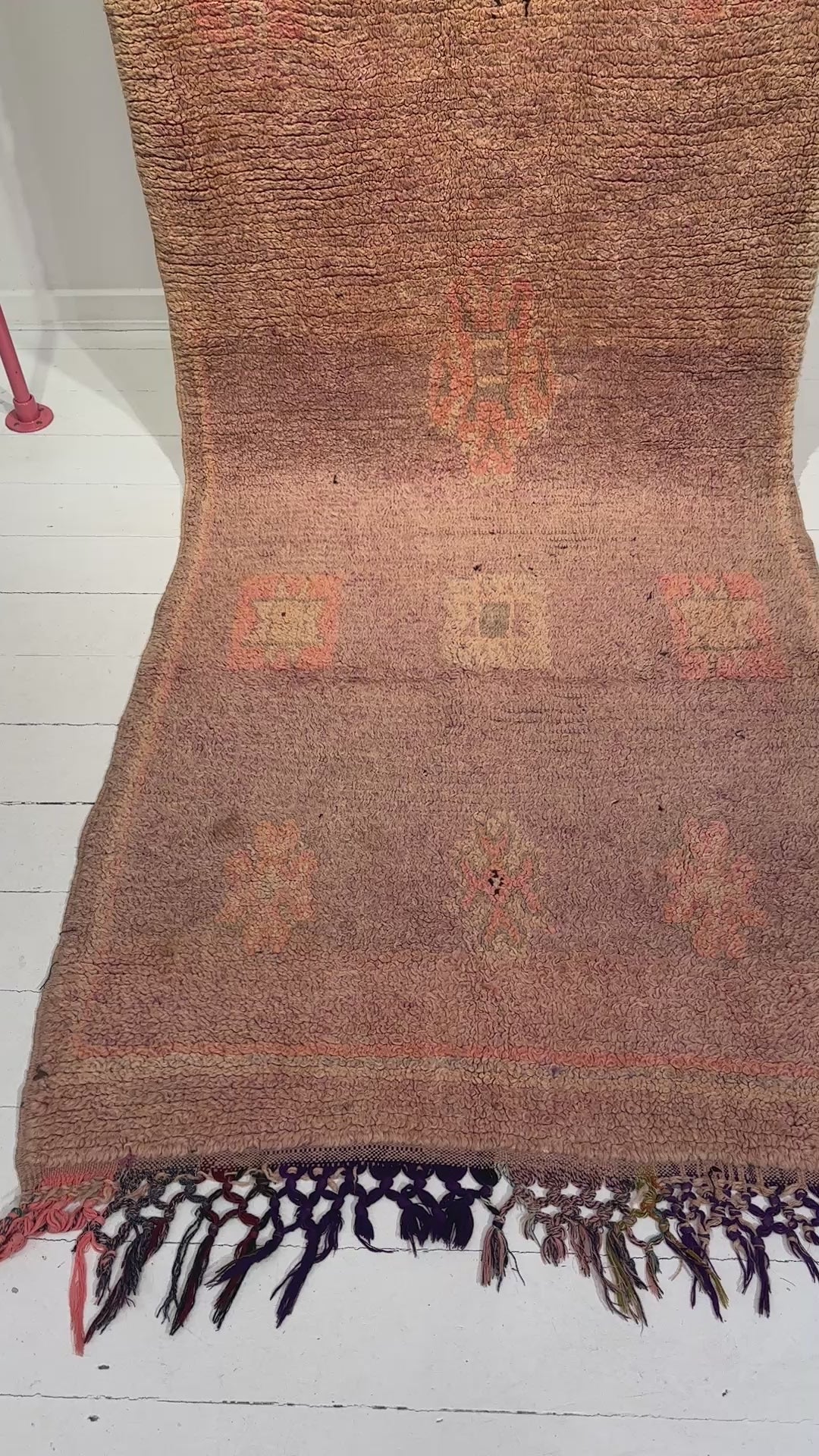 Vintage Marokkansk Gulvtæppe - 