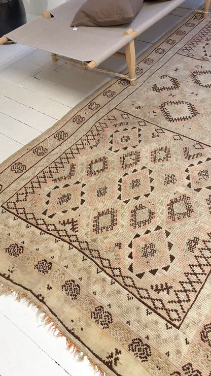 Vintage Marokkansk Gulvtæppe - 