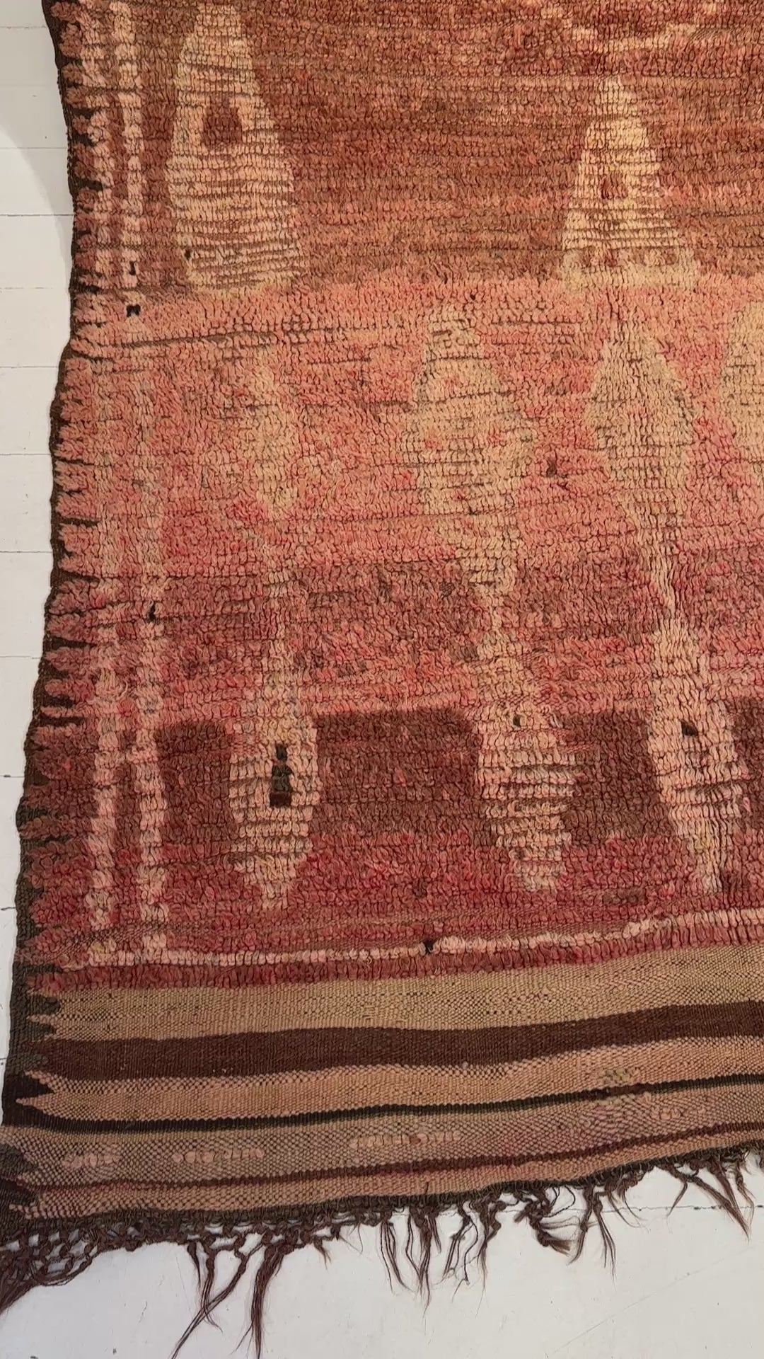 Vintage Marokkansk Gulvtæppe - 