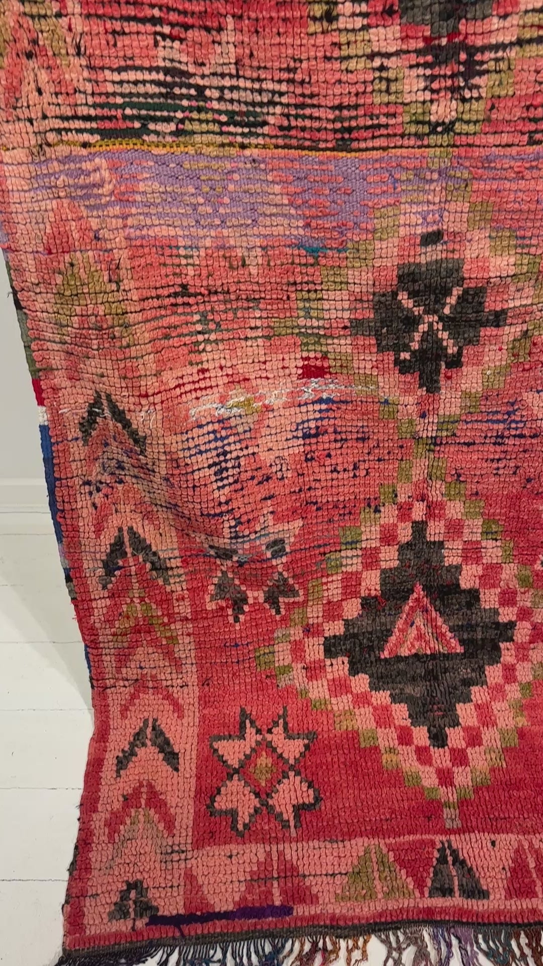 Vintage Marokkansk Gulvtæppe - 