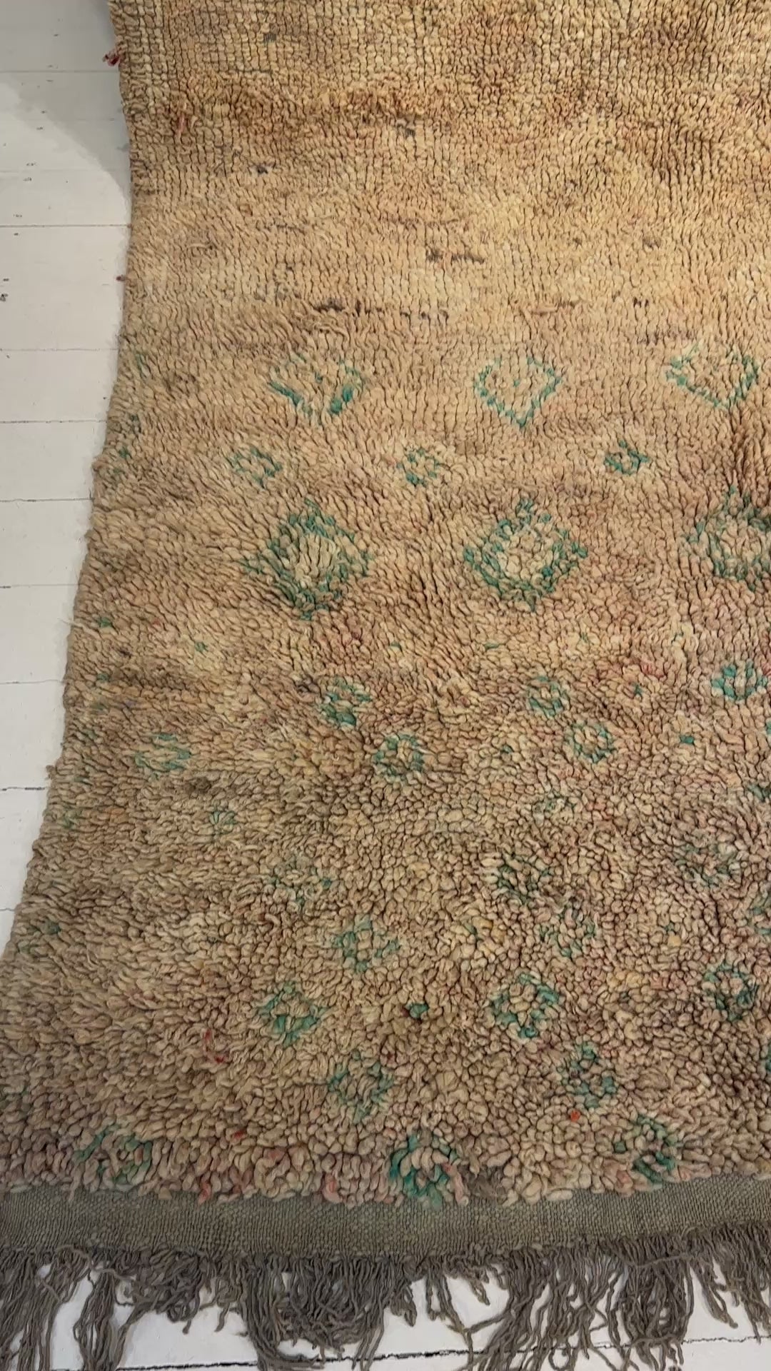 Vintage Marokkansk Gulvtæppe - 