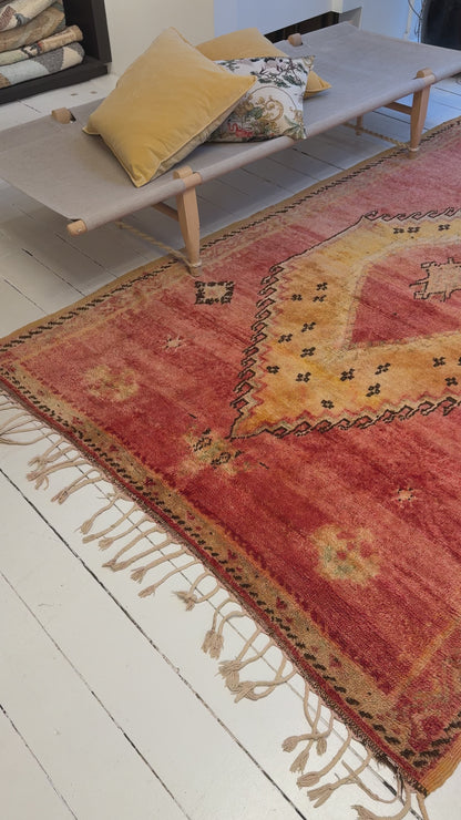 Vintage Marokkansk Gulvtæppe - 