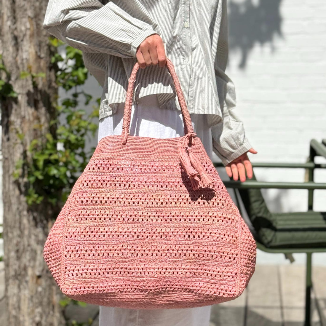 Stor Strandtaske - Tsara XL - Rose